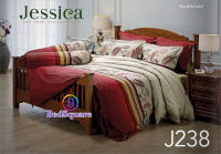 Jessica J238 ? เฉพาะผ้านวม ขนาด 90x100 นิ้ว สำหรับที่นอน 5 หรือ 6 ฟุต  ? พิมพ์ลาย กันไรฝุ่น และแบคทีเรีย Graphic Print Anti Dust Mites and Bacteria