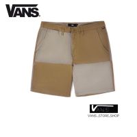 VANS WOVEN SHORTS TWOTONE CREAM BROWN  (สินค้ามีประกันแท้)