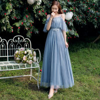 Plus Size Dress 2 to 16 Pink Grey Blue Long Bridesmaid Dresses Wedding Guest Gowns  Graduation Vestidos Robes Sweet Memory