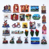 【YF】✓  Netherlands Amsterdam Tourist Souvenir Magnetic Refrigerator Sticker Collection Fridge Magnets