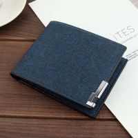 License Wallet Credit Card Holder Foldable Wallet Travel Slim Billfold Men Business Wallet Canvas Wallet ID Card Holder