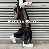 [ส่งของ]EMILIA SHOP กางเกงขายาว กางเกงเอวสูง กางเกงขายาวผู้หญิง 2023 ใหม่ ES031902