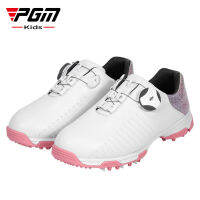 PGM Golf รองเท้าเด็กกันน้ำ Casual กีฬาวัยรุ่นรองเท้าผ้าใบ Quick Lacing Breathable Non-Slip XZ153ขายส่ง