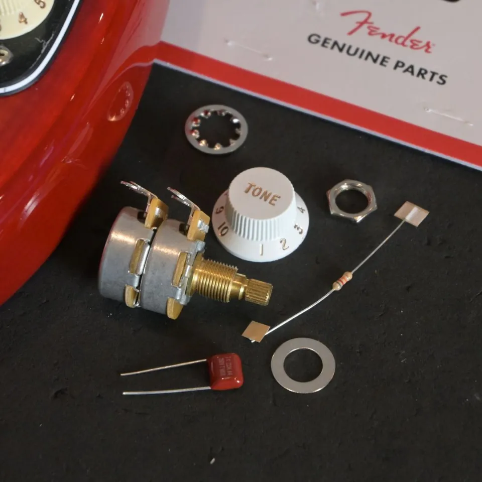 Fender® TBX Tone Control Potentiometer Kit ปุ่มโทน แบบซ้อน 250K