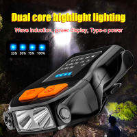 LED Caps Clip Lights Multifunctional Hands-free Cap Light Smart Wave Sensor Rechargeable Daily Waterproof for Camping Fishing Hiking