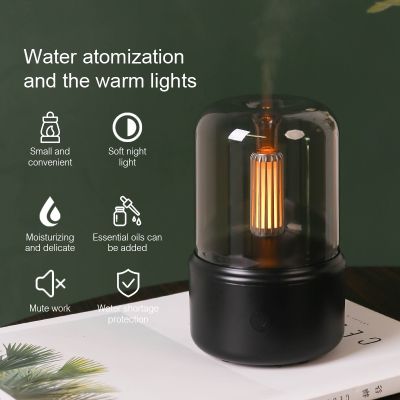【CW】 KINSCOTER Portable Mini Aroma Diffuser USB Air Humidifier Essential Oil Night Light Cold Mist Maker Sprayer for Home Gift