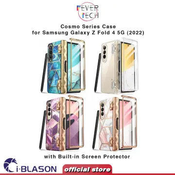 i-Blason Cosmo Series Case for Samsung Galaxy Z Fold 4 Case with Pen Holder 5G (2022), Slim Stylish Protective Bumper Case with Built-in Screen