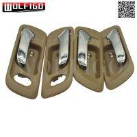 ▬♧❈ Beige Chrome Lever Front Rear Left Right Interior Inside Door Handles For 1998 1999 2000 2001 2002 Honda Accord 72165S84A01ZC