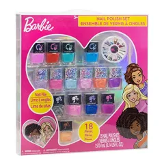 Disney Frozen-Townley Girl Non-Toxic Peel-off Nail Polish Set with Shimmery  and Opaque Colors with Nail Gems for Girls Ages 3+, Perfect for Parties,  Sleepovers and Makeovers, 18 Pcs 