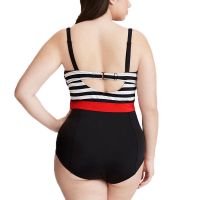 Plus Size Swimsuit Padded Push-Up y Beach Swimwear for Women