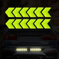 【CW】 1 Reflective Stickers Sticker Car Motorcycle Fluorescent Warning Cycling Protector