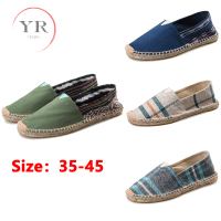 [Ready Stock] YR Toms Shoes Uni Canvas kasut toms Comfortable and Breathable Loafer men women