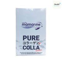 Mamarine PURE COLLA 100g. คอลลาเจนเปปไทด์จากปลาทะเล​ บำรุงผิว บำรุงข้อ 10 ซอง [1กล่อง]