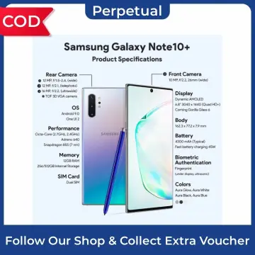 Samsung Galaxy Note10 Note 10 5G N971N 6.3 256GB ROM 12GB RAM Octa Core  NFC Exynos Original Unlocked 5G