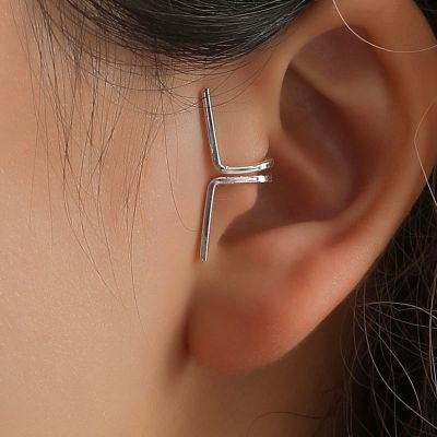 Bar Copper Tragus Ear Cuff Non Tragus Piercing Earring Brief Wire Faux Tragus Earring Edgy Ear Cuff 2018 Brincos