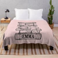 Ready Stock Jane Austen Vintage Book Club Mr. Darcy Fans Literary Quotes Gifts Throw Blanket Sleeping Bag Blanket manga Hairy Blankets