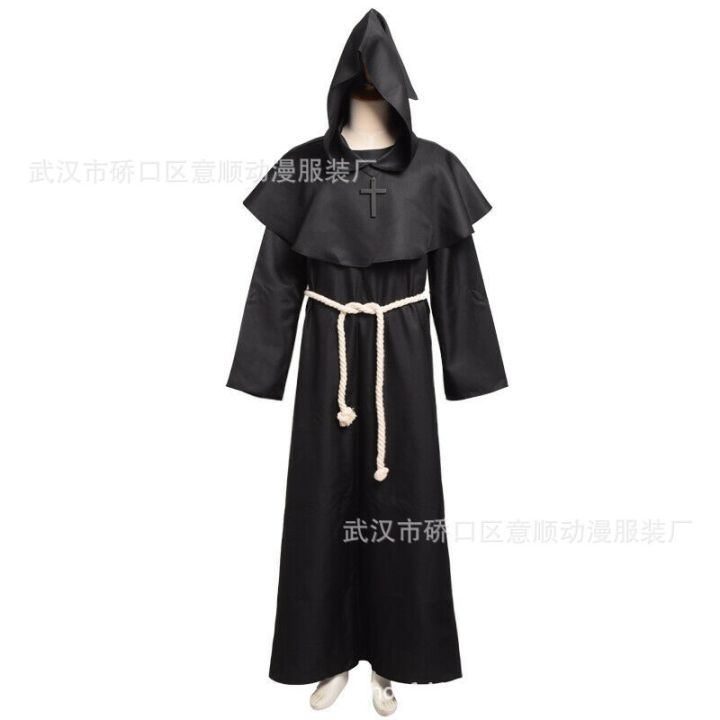 Cod Medieval Monk Robe Wizard Priest Performance Factory Th