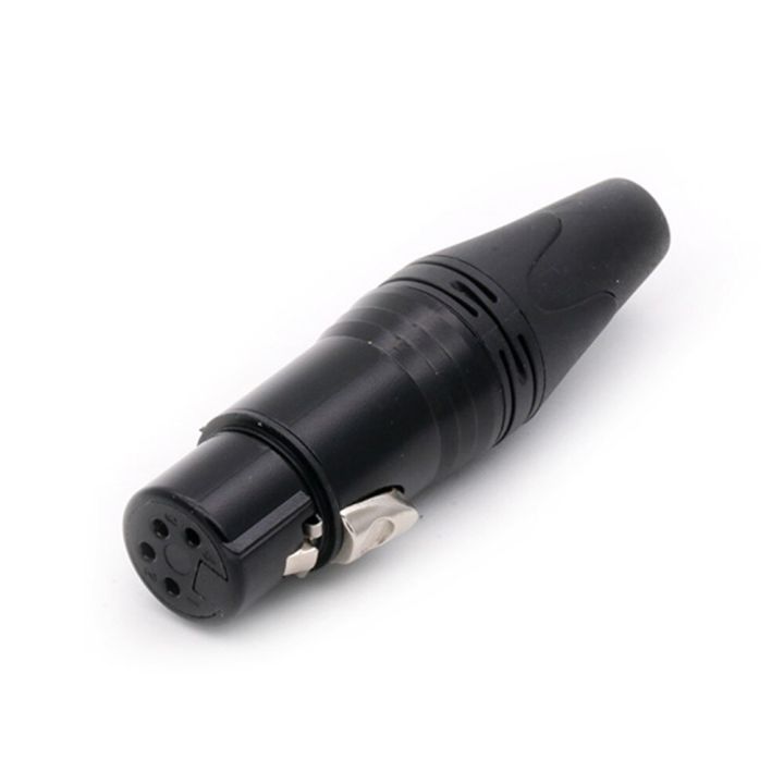 10pcs-lot-3-4-5pin-xlr-connector-male-female-xlr-plug-jack-socket-microphone-mic-cable-audio-cable-connector-black-color