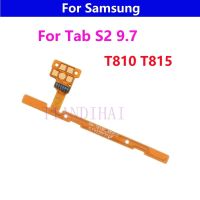 สำหรับ Samsung Galaxy Tab S2 9.7 T810 T813 T817 T815 T819แท็บเล็ตของแท้เปิดปุ่มปรับระดับเสียงโทรศัพท์คีย์ด้านข้างอะไหล่สายเคเบิลอ่อน