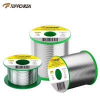 Topforza Flux-core Solder Wire 100g 1.0mm Welding Solder 99.7% Tin for Soldering 2.2% Soldering Wire Roll Melt Rosin Core Solder