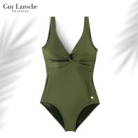 Guy Laroche Swimwear ชุดว่ายน้ำ กีลาโรช วันพีซ ขาเว้า GSL16C4 GR ชุดว่ายน้ำหญิง