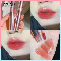 EBiSU Store ชัดเจนและสดใสน้ำกระจกแสงลิปเคลือบนักเรียนลิปกลอสราคาไม่แพงลิปสติกแต่งหน้าลิปสติกน้ำผึ้งความงามแต่งหน้า