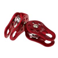 [HOT JJOZZZCXQDOU 575] 2 PCS 20KN Rock Pulley เชือกปีนต้นไม้ Climber Arborist Fixed Pulley Rock Climbing Mountaineering Pulley Adventure Tool