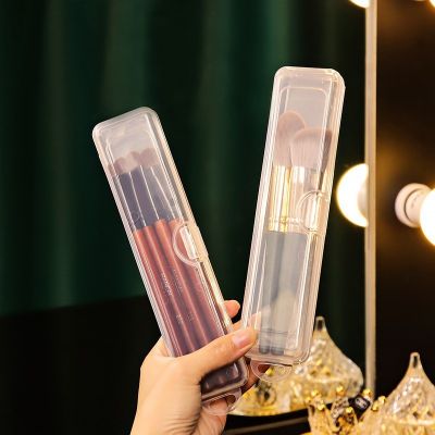 【CW】 Makeup Organizer Eyebrow Boxes Women  39;S Transparent With Cover Storage Tools