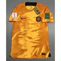 เสื้อบอล เพลเย่อ ทีมชาติ ฮอลแลนด์ เหย้า 2022 Player Holland Home อาร์ม ฟุตบอลโลก World Cup