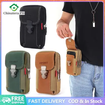 Buy SHAFIRE Leather Mobile Pouch for Men,Multifunction Belt Pouch for Mobile  Phone,Large Universal Leather Case Waist Bag (Dark Brown 1 Piece) Online at  desertcartINDIA