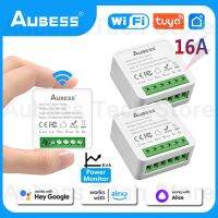 Aubess WIFI สมาร์ทสวิทช์16A Tuya Breaker REMOTE Power Monitor โมดูลรีเลย์เวลาสำหรับ tuyasmart lifeal alice home.