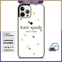 KateSpade 59 เคสโทรศัพท์สำหรับ iPhone 14 Pro Max / iPhone 13 Pro Max / iPhone 12 Pro Max / XS Max / Samsung Galaxy Note 10 Plus / S22 Ultra / S21 Plus ฝาครอบเคสป้องกันการตก