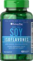 There is a small ticket soy isoflavones 120 grains imported from the United States Puritans Pride in stock