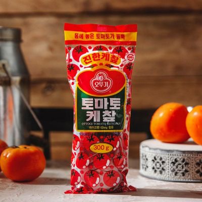 ซอสมะเชือเทศ นำเข้าจากเกาหลี ottogi tomato ketchup 300g/500g 토마토 케첩