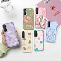 สำหรับ Xiaomi Mi Note ปกป้อง10เคสโทรศัพท์เบาบางหลังซิลิโคนนิ่มที่ครอบสำหรับ Xiaomi Xiaomi Mi Note 10 Lite Note 10 Lite Flower TPU Funda CarterFa