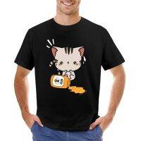 Naughty Tabby Kucing Tumpahan A Jar Madu T-Shirt Lucu Atasan Kustom T Shirt Hitam Untuk Pria