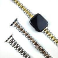 สายเอวเล็กสำหรับนาฬิกา38มม. 40มม. สายรัดข้อมือข้อมือสแตนเลสสตีลสำหรับ Iwatch SE 8/7/6/5/4/3/2 42มม. 44มม. ผู้หญิง