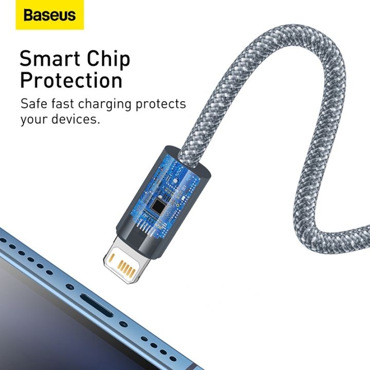 baseus-สายชาร์จ-usb-2-4a-ชาร์จเร็ว-สําหรับ-iphone-14-pro-max-13