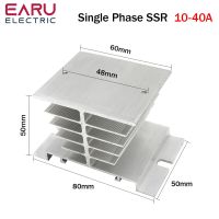 SSR-40DA SSR-10DA SSR 25A 80A 100A 120A สามเฟส SSR รีเลย์แบบ Solid State DC ควบคุม AC 480V 5-32V อินพุตฮีทซิงค์อะลูมิเนียม