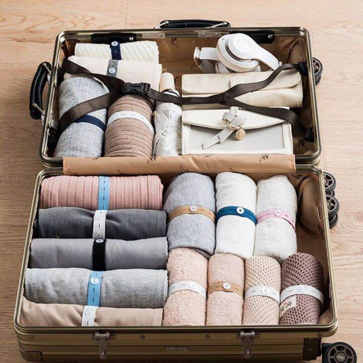 scarf-elastic-storage-durable-clothes-towel-band-t-shirt-creative-folding-clothing