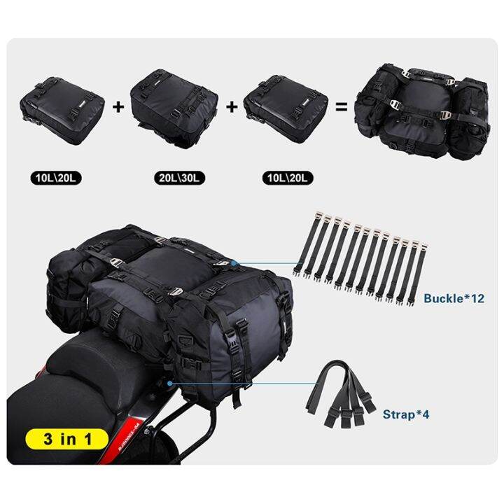 2x-rhinowalk-pannier-bag-bicycle-waterproof-motorbike-bag-mtb-road-rear-rack-cycling-rear-seat-bag-10l-20l-black