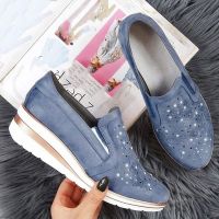 ▽ Platform Sneakers Summer Shoes Women Denim Slip Denim Sneakers Women - Summer Mesh - Aliexpress