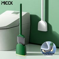 【LZ】◕  MICCK-Escova de limpeza de silicone com alça destacável parede WC Tools Banheiro Home Acessórios