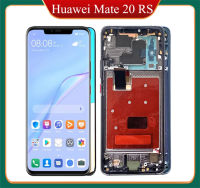 6.39 "Original Mate 20 Rs จอแสดงผลสำหรับ Huawei Mate 20 RS Porsche LYA-AL00P LYA-L29ชุดหน้าจอสัมผัส LCD