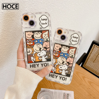 เคสป้องกันการตกกระแทกแฟชั่นของ HOCE สำหรับ iPhone 11 12 13 14 Pro Max 12 13 Mini 7 8 14 Plus X XR XS MAX แบบนิ่ม