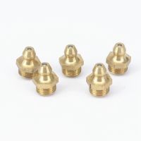 10PCS 1/8 BSPP/BSPT Male Straight Brass Grease Zerk Nipple Fitting For Grease Gun Machine Tool Accessories