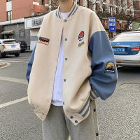 Extra-large size jacket for men women Korean oversize hip hop baseball uniform Hong Kong style casual all-match cool punk jacket