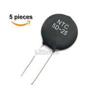 5pcs Thermistor MF72 NTC5D-25 NTC 5D-25 5D-25 5R 5ohm 25mm