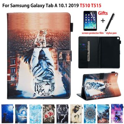 （shine electron）เคส Galaxy Tab A Samsung 2019 T515 T510,เคส SM-T515 SM-T510เงางามเคสแท็บเล็ตรูปสัตว์ของขวัญเคสหุ้ม Capa
