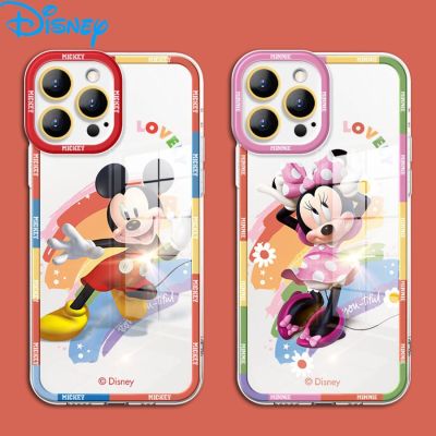 23New Disney Mickey Minnie Case For Samsung Galaxy S23 S22 Ultra S21 S20 FE S10 Plus Note 20 10 A32 A52S A52 A72 Soft Silicone Cover